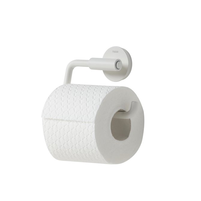 White toilet paper deals holder